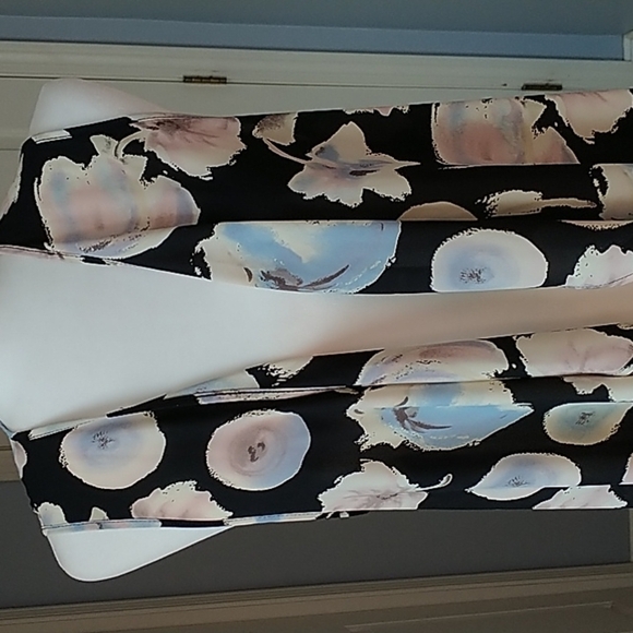 Pink Blush Black Floral Chiffon Maternity Vest S - Picture 4 of 10